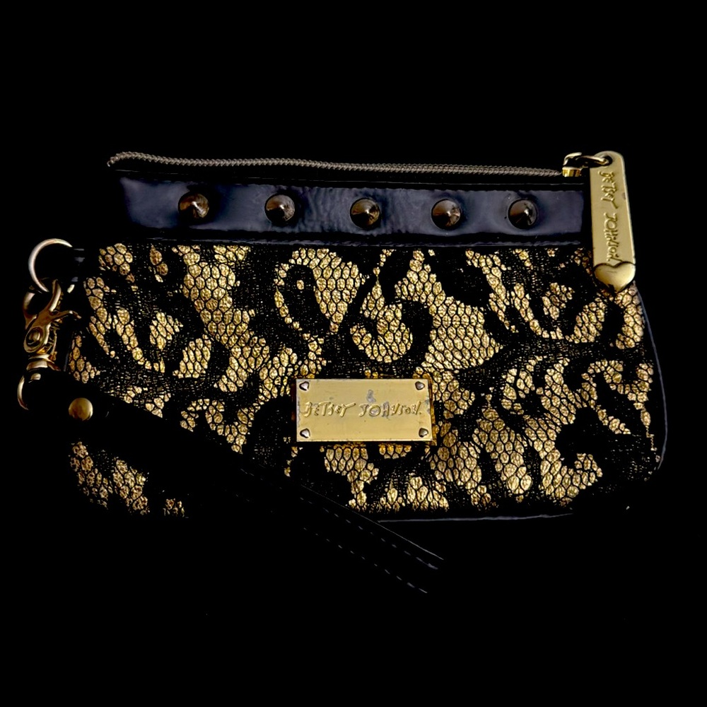 Betsy Johnson Lace Wristlet